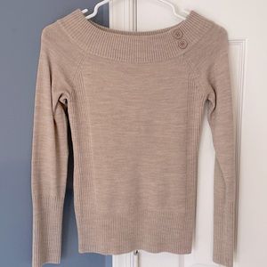 Beige/Tan Sweater by Takeout - S - EUC